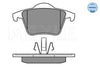 Meyle Original Brake Pad Set Rear 025 240 1118