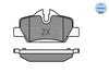 Meyle Original Brake Pad Set Rear 025 259 8016