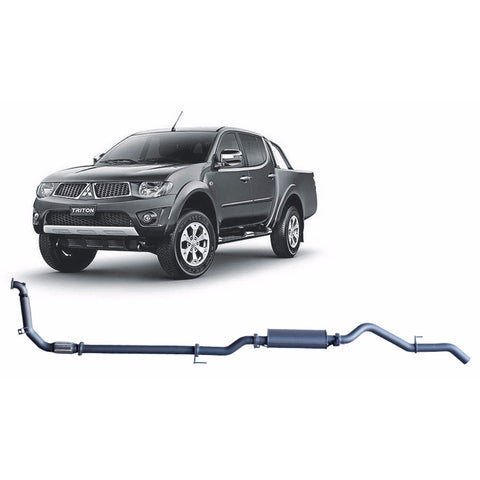 Redback Extreme Duty Exhaust 3in Turbo Back (No Cat With
