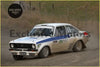 White and blue dirt-splattered rally car showing the mk2 rear tarmac alloy flare single on the back side