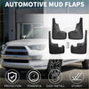 Black rubber mud flaps for Toyota 4Runner 2010-2023 designed to protect undercarriage from dirt and debris