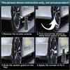 Black plastic wheel splash guard installation tool for toyota tacoma mud flaps kit no-drill install 2024-2025