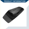 Black plastic mud flap with glossy finish and molded contours for toyota 4runner 2000-2002 splash guard set