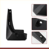 Black plastic car side mirror housing with angular design and mounting holes for toyota frontlander sport 2023-2024 mud flaps set back view