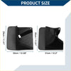 Black plastic mud flap with molded contours and mounting holes for toyota land cruiser fj120 prado 2003-2009