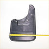 Black rubber mudflap with molded mounting holes and textured grip for Toyota Hilux KUN26 SR5 2004-2015