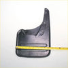 Black rubber mudflap with molded mounting holes and groove for toyota hilux kun26 hiluxmk6 sr5 2wd 2005-2015