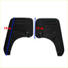 Black plastic mud flaps 19 inch and 11 inch for mudguard quarter panel toyota hilux sr sr5 kun26 4wd