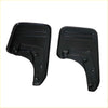 Black plastic mudguard quarter panel with molded ridges and mounting holes for toyota hilux sr sr5 4wd shown from back side