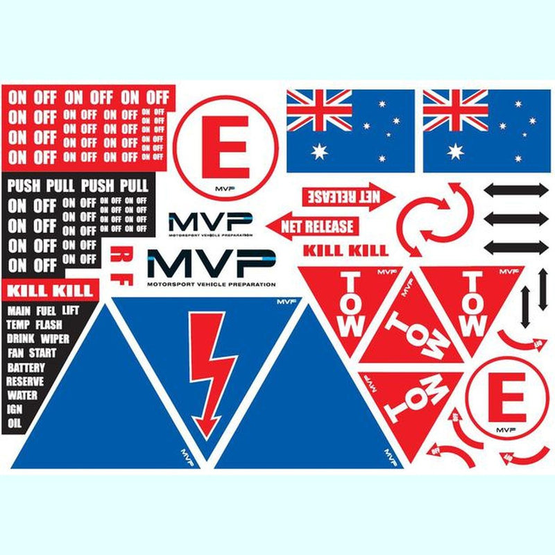 MVP Cams Approved Sticker Sheet VPR-022