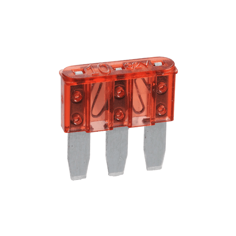 Narva 3 Blade Fuse Micro 10A Red (25Pk) 51210