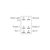 Narva Rocker Switch Illuminated 12/24V Red Off On 63170BL