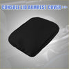 Black neoprene car armrest protector cover for toyota tacoma 2016-2022 shown from the back side