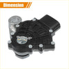 Black plastic and metal neutral safety switch with silver cylinder for toyota tundra sequoia 2000-2006 shown from back side