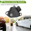 Black plastic neutral safety switch for toyota vios 2005-2012 showing back side detail for easy installation