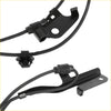 New front abs wheel speed sensor for Toyota Estima 2006-2016 with black molded plastic housing and wire harness shown from back side
