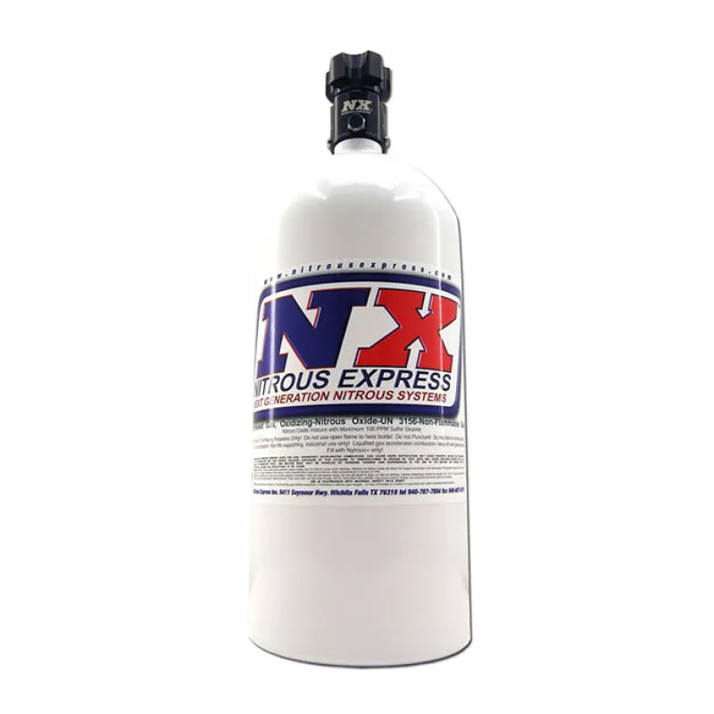 Nitrous Express 11100 10lb Bottle w/Lightning 500 Valve