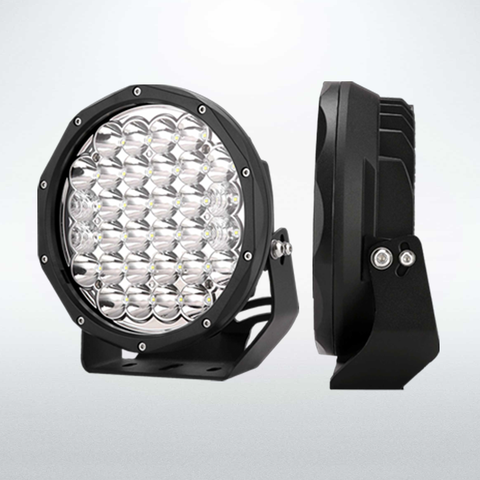 Rockarmor Night Raiders 9" LED Driving Lights with Loom