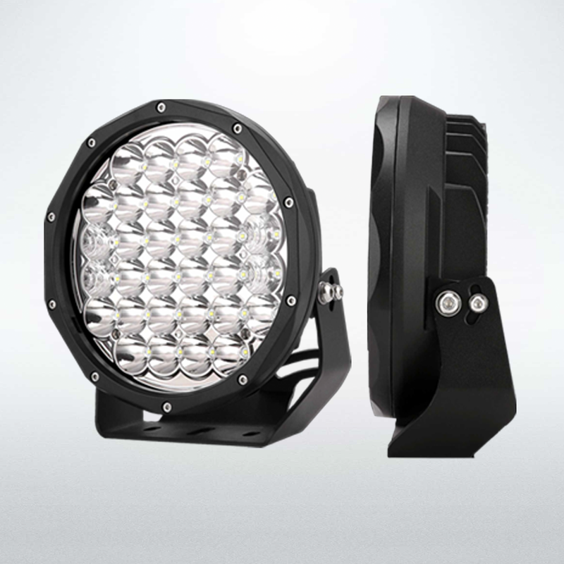 Rockarmor Night Raiders 9" LED Driving Lights with Loom