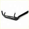 Black matte metal nudge bar with integrated brackets and horizontal slots for mazda bt-50 2021+ front sensors