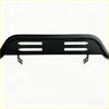 Black metal nudge bar front bumper guard with horizontal slats and mounting brackets for mazda bt-50 2021+