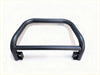 Black matte finished metal nudge bar with curved bars and mounting brackets for gwm cannon 2019 plus
