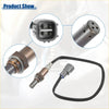 Gray and metallic o2 oxygen sensor for toyota estima acr30 2azfe with black braided wire and gray plastic connector