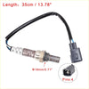 Black-coated o2 oxygen sensor wire harness with metallic sensor head and gray 4-pin connector for toyota rav4 2001-2003