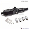 Black epman one-way engine racing fuel valve with chrome fittings and bracket for universal car crankcase negative use