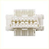 White plastic obd2 diagnostic connector female socket with gold contacts for 4wd ute offroad Toyota and Kia