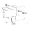OEX Fuse Standard Blade 10A Red (Pack of 100) ACX1603