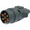 OEX Trailer Plug 7 Pin Large Round Plastic ACX2800