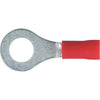 OEX Crimp Terminal Ring Red 6.3mm Vinyl (100 Pack) ACX3051