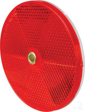 OEX Reflector Round Red 80mm (Pack of 10) LRX10803