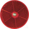 OEX Reflector Round Red 80mm (Pack of 10) LRX10803
