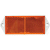 OEX Reflector Rectangle Amber 48x127mm (Pack of 10)