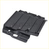 Black plastic engine oil pan cover with ridges and mounting holes for jeep grand cherokee 2011 to 2019