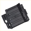 Black plastic engine oil pan with ribbed surface and mounting holes for jeep grand cherokee 2011–2019
