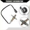Black-coated oxygen o2 sensor with metallic body and four-pin connector for toyota 4runner 3.0 1990-1995