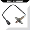 Black-coated oxygen o2 sensor with metallic housing and black connector for toyota 4runner 3.0 1990-1995 back side view