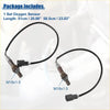Black oxygen sensors with metallic connectors and m18x1.5 threaded fitting for toyota altezza sxe10 1998-2005