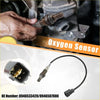 Black oxygen sensor with metallic threaded tip and rubber boot featuring electrical connector for toyota avalon 2005-2018