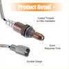 Bronze-colored oxygen sensor for toyota highlander 2009-2015 with coated threads and gray plastic connector