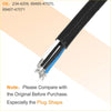 Black insulated oxygen sensor cable with white black and blue wires and silver connectors for Toyota Prius 2004-2009