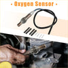 Metallic oxygen sensor with black rubber hose and threaded connectors for toyota prius 2004-2009 upstream downstream use