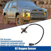 Black-coated o2 oxygen sensor with metallic threaded tip and connector for toyota tundra 2000-2002 front side