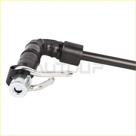 Black rubber-coated pcv valve connector hose tube with chrome metal connector and bracket for ford ranger 2002-2008
