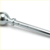 Shiny chrome billet steel short throw shifter with spherical head and holes for dodge neon 94-03 mt