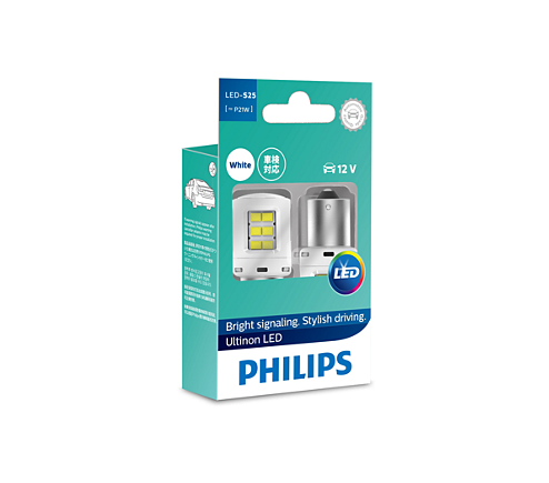 Philips Ultinon LED Bayonet Globe 12V White 11498ULWX2
