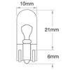 Philips Standard T10 Wedge Globe 12V 5W Amber (10Pk) 12396